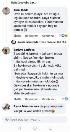 “Aristokrat” klinikasından narazılar ÇAĞIRIŞ etdi...