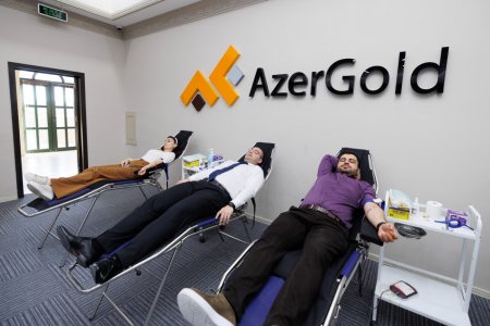 “AzerGold”da növbəti qanvermə aksiyası keçirilib