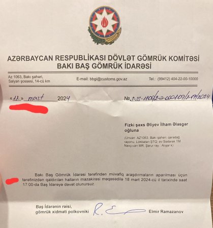 Gömrükdə camaatı rəsmən ƏLƏ SALIRLAR...