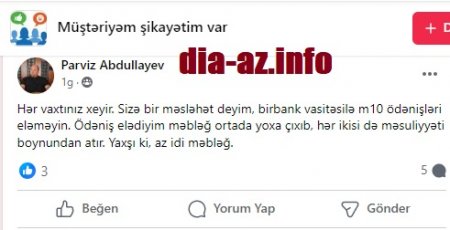 Aldanmış müştəridən MÜHÜM MƏSLƏHƏT...