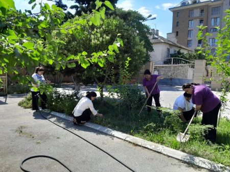 Bu gün Bakının 550 küçəsi yuyulub