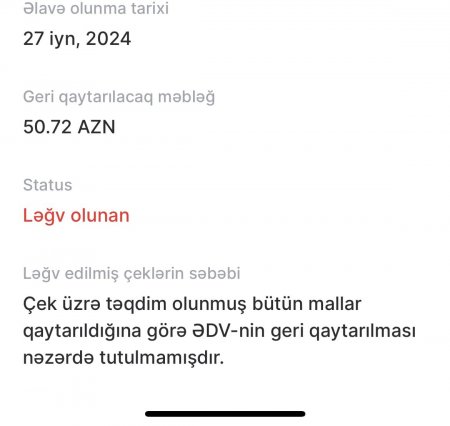 Bu da “Baku Electronics”in ƏDV OYUNBAZLIĞI...