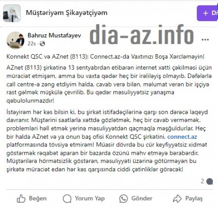 "`Connect.az`-da vaxtınızı boşa xərcləməyin!.."