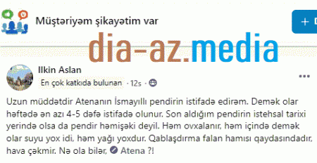 `Atena` müştərisini az qala zəhərləyəcəkdi...